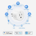 Smart Plug, Wifi Outlet Works with Alexa & Google Home, Smart Home Socket with Remote Control & Timer Function, 2.4Ghz Wifi Only, 4 Packs