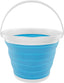 Silicone Collapsible Folding Gallon Bucket – 2.65 Gallon Capacity, Blue, Portable and Space-Saving