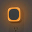 2 Pack Amber Night Light, Dusk to Dawn Sensor, Warm Glare-Free Reflected Glow, 3-Level Dimmer, Auto On/Off, Plug-In LED Nightlight for Bedroom, Kids, Bathroom, Sleep, Baby Nursery, Toddler