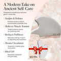 Stainless Steel Gua Sha Facial Tools - Guasha Tool for Face, Face Sculpting Tool, Neck Massager, Double Chin Reducer Gua Sha Tools, Lymphatic Drainage Massager, Facial Skin Care - Silver