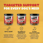 Hip & Joint Supplement for Dogs - Glucosamine, MSM, Chondroitin & Omega-3 Chews with Turmeric & Vitamin E for Mobility, Comfort & Anti-Inflammatory Support, 90Ct