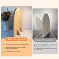 2 Pcs Natural Wood Arch Decor, Boho Shelf & Serving Board for Fireplace Mantel, Kitchen Counter - Light Pine Finish, Scandinavian & Japandi Style Aesthetic Accents for Living Room, Home Office