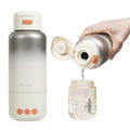 Portable Bottle Warmer - Detachable 10000Mah Battery, 212Â°F Boil & Sterilization, 3 Min Fast Heating, 100W, 17 OZ Large Capacity, Designed for Travel Bottle Warmer on the Go