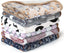 6 Pcs Absorbent Guinea Pig Blankets Washable Small Animal Fleece Bedding Cage Liners Reusable Pet Pee Pad Sleep Mat Pad Cover for Hamster Ferret Rabbit Chinchilla Hedgehog (16"X24")
