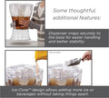 3.5 Gallon Clear Drink Dispenser - Built in Ice Cone and Spigot for Easy Pouring - Party-Perfect Serving Station with Chalk Board Tag
