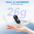 Mini Body Camera 1080P, 512G Thumb Action Camera Hands-Free Recording, Magnetic Vlogging Cam with 360° Rotate, Wearable Video Recorder for Cyclingtraveling/Motorcycle(Sd Card Not Included) Black
