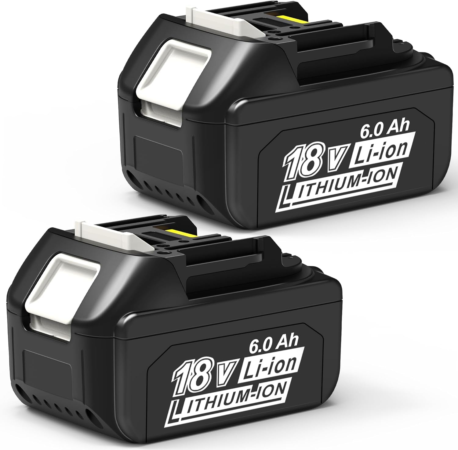 6.0Ah Battery Replacement for Makita 18V Battery Compatible with 18 Volt BL1860B BL1850B BL1840B BL1830B BL1815B Batteries
