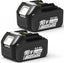 6.0Ah Battery Replacement for Makita 18V Battery Compatible with 18 Volt BL1860B BL1850B BL1840B BL1830B BL1815B Batteries