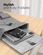 Dual Folding Cell Phone Stand, Fully Adjustable Foldable Desktop Phone Holder Cradle Dock Compatible with Iphone 17 16 15 14 13 12 11 Pro Max Xs Xr X 8, Nintendo Switch, All Phones