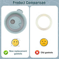 4Pcs Stopper and Seal Gasket Rings Set for Momcozy 17Oz Portable Milk Warmer, Bpa-Free Silicone Replacement Accessories Set Compatible with Momcozy Bottle Warmer Lid Replacement Parts