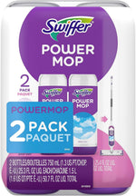 Powermop Floor Cleaning Solution with Fresh Scent, Powermop Refills, Floor Cleaner for Mopping, 25.3 Fl Oz, 2 Pack