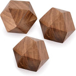 Acacia Wood Decorative Wood Ball for Centerpiece or Individual Use Ideal for Use in Living, Dining Room, Coffee Table Centerpiece Home Décor (3" X 3" X 3"), (Set of 3)