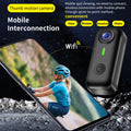 Mini Body Camera, Wearable Action Body Cam with Audio & Video- Thumb Hands Free Waterproof Recording Wearable Cameras - for Work Travel Pet Walk Swim(Black)