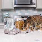 Pet Cafe Feeder Dog and Cat Feeder Pearlescent Colors 3 Sizes, Made in USA