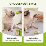 Lick-Safe Dog Paw & Nose Balm with Coconut Oil | All-Natural Moisturizer & Soother for Dry, Cracked Pads & Snout | Heat & Cold Pavement Protection Wax, Nose Butter for Bulldogs (2.1 Oz / 60 G)
