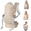 Baby Carrier Newborn to Toddler - Soft Structured Carrier with Hip Healthy Design, 3 Carry Positions Options, Ergonomic Backpack Design with Lumbar Support (7-35Lbs) Ivory