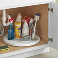 Basics Non-Skid Lazy Susan for under Sink and Cabinet Storage, 18 Inch, Crystalline