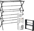 Clothes Drying Rack | Foldable Drying Rack Clothing for Laundry | Small Collapsible Portable Dryers for Laundry | Use for Indoor & Outdoor | Black 37.5"X29"X12"