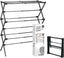 Clothes Drying Rack | Foldable Drying Rack Clothing for Laundry | Small Collapsible Portable Dryers for Laundry | Use for Indoor & Outdoor | Black 37.5"X29"X12"