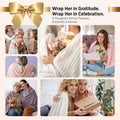 Bedsure Gentlesoft White Throw Blanket for Couch - Graduation Gifts Teacher Birthday Gifts for Women Mom Her Girls, Cozy Fleece Blanket for Sofa Bed Living Room Home Decor, off White, 50X60 Inches