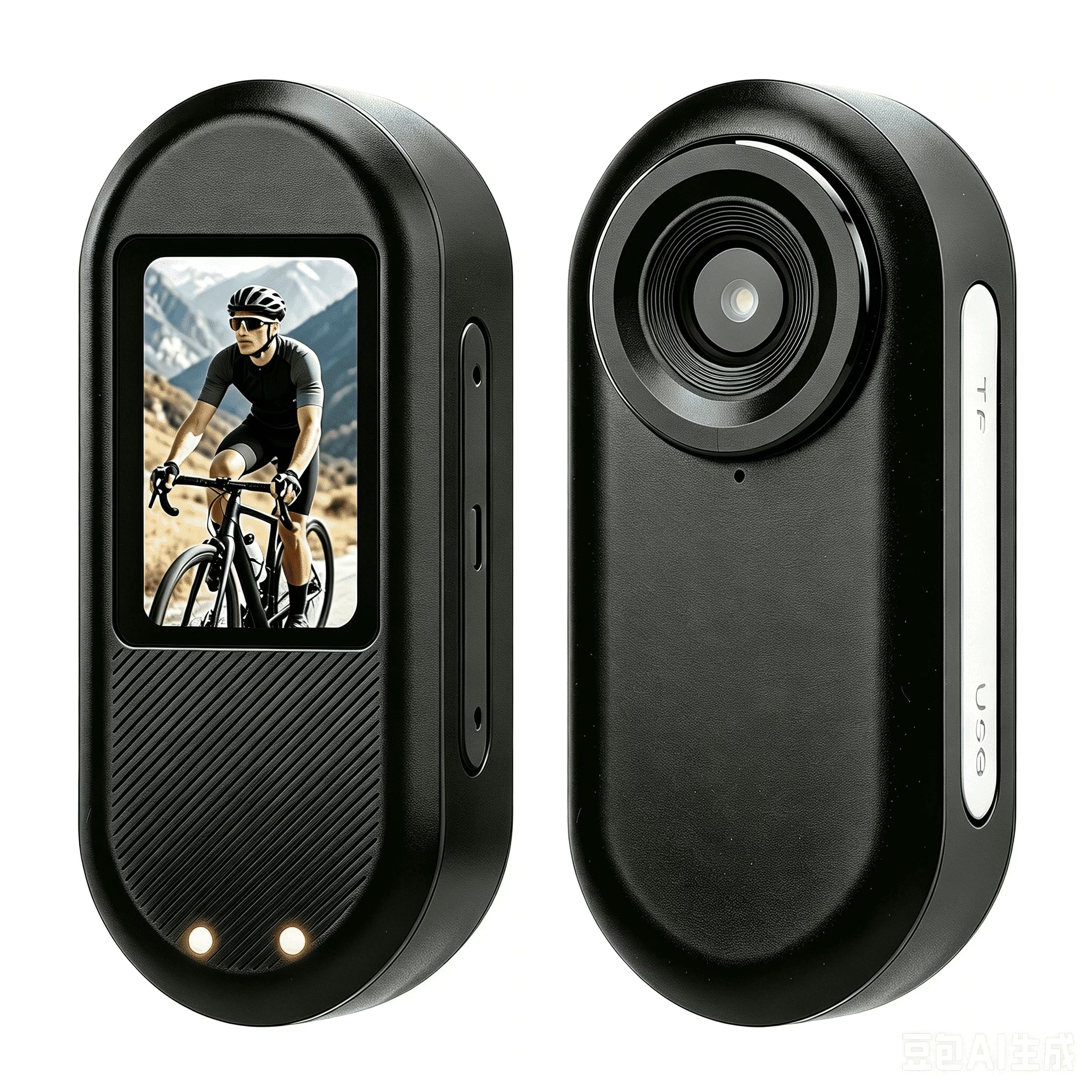 Body Cam, 1080P with Screen, Mini Wearable Action Camera with Magnetic Charging Case, Waterproof Portable Video Recorder for Work, Outdoors