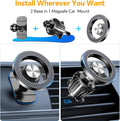 for Magsafe Car Mountã€Strong Magnetsã€‘Magnetic Phone Holder for Car Phone Holder Mount Dash Mounted Holders Phone Holders for Your Car Accessories for Women Men for Iphone 17 Pro Max 16 15 14
