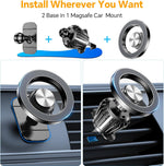 for Magsafe Car Mount【Strong Magnets】Magnetic Phone Holder for Car Phone Holder Mount Dash Mounted Holders Phone Holders for Your Car Accessories for Women Men for Iphone 17 Pro Max 16 15 14