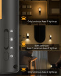 Motion Sensor Wall Sconce (2 Pack), up & down Dual Beam Night Light, 270-Day Battery Life, Wireless Magnetic Stick-On Hallway Lights, Dimmable LED for Stair, Bedroom, Bathroom (Warm White)