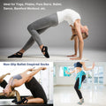Pilates Socks for Women Non Slip Grip, Yoga Socks with Grippers for Barre, Hospital, Ballet, Dance, Barefoot Workout