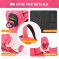 Reflective Dog Harness No Pull Dog Vest Harness with Handle,No Choke Adjustable Soft Padded Pet Vest for Small Dogs,Pink Dog Galters