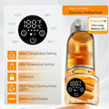 Portable Bottle Warmer, 17Oz Milk & Water Warmer for Travel, Efficient Heating with Preset Temperature, PD Fast Charging, IPX6 Rinseable