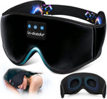 Sleep Headphones, 3D Sleep Mask Bluetooth Wireless Music Eye Mask, Sleeping Headphones for Side Sleepers Sleep Mask with Bluetooth Headphones Ultra-Thin Stereo Speakers Perfect for Sleeping