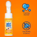 for Pets Antibacterial Dog Paw Cleaner with Built-In Scrubber Brush, Tropical Splash Scent - Foaming Cleanser for Dog Paws - Paw Washer & Grooming Care, 5 Ounce