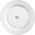 6-Piece White Dinner Plate Set, Microwave and Dishwasher Safe for Everyday Use, 10.5 Inches