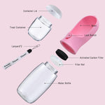 Dog Water Bottle with Food Container, Travel Puppy Water Bowl, Portable Pet Dispenser, Girl Dog Mom Gifts Accessories Stuff Essentials Necessities for Yorkie Chihuahua Cat Walking and Hiking