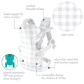 Flip 4-In-1 Convertible Baby Carrier, Adjustable, Ergonomic Hands Free Babywearing, Registry Essential, Carrier for Newborn to Toddler, Plaid