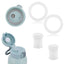 4Pcs Stopper and Seal Gasket Rings Set for Momcozy 17Oz Portable Milk Warmer, Bpa-Free Silicone Replacement Accessories Set Compatible with Momcozy Bottle Warmer Lid Replacement Parts