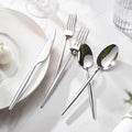 Silverware Set, 20-Piece Flatware Set Cutlery Set Premium 18/10 Stainless Steel, Tableware Include Forks Knives Spoons for Home Kitchen Restaurant Wedding, Dishwasher Safe
