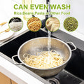 Colander Stainless Steel 3-Quart, Strainer for Kitchen Food, Dishwasher Safe