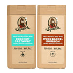 Natural Men'S Body Wash Shower Gel - Cleansing, Nourishing, Long Lasting Scent, Moisturizing Body Wash for Men - Coconut Castaway + Wood Barrel Bourbon (14 Oz, 2-Pack)