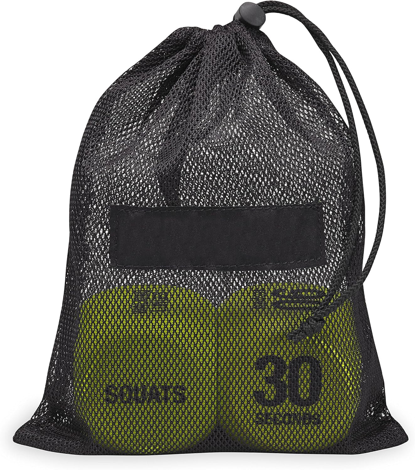 Exercise Dice (6-Sided) - Game for Group Fitness & Exercise Classes - Includes Push Ups, Squats, Lunges, Jumping Jacks, Crunches & Wildcard (Includes Carrying Bag)