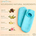 Moisturizing Socks (Size 9-11) – Gifts for Women Her Wife - Infused with Vitamin E & Jojoba Oil - Gel Silicone Aloe Foot Care Socks - Spa Self Care Gifts for Women