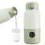 Portable Bottle Warmer for Travel, Fast Heating Baby Bottle Warmer with Keep Warm Function, Portable Milk Warmer for Breast Milk & Formula, 13Oz Large Capacity On-The-Go Feeding Solution