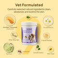 Ear Cleaner Wipes for Dogs & Cats, Vet-Recommended Dog Ear Infection Treatment to Relief Itching & Inflammation, Remove Wax, Dirt & Stop Smelly, Cleaning Deodorizing Wipes 50Ct(Unscented)