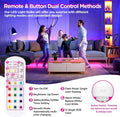 Rechargeable Battery Operated Light Bulb with Remote & Timer, Dimmable Backup Magnetic LED Bulb with 15 Colors, Wireless Puck Light Bulb for Wall Sconce Lamps, Non-Hardwired, 2-Pack