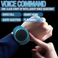Wearable Portable Waterproof Bluetooth Speaker Watch X10 Clip Speaker MP3 Player Handsfree Clear Call Speakerphone,Tws,Sd Card Slot,Selfie for Working, Running, Cycling(Blue)