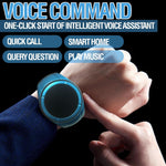 Wearable Portable Waterproof Bluetooth Speaker Watch X10 Clip Speaker MP3 Player Handsfree Clear Call Speakerphone,Tws,Sd Card Slot,Selfie for Working, Running, Cycling(Blue)