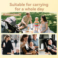 Portable Baby Bottle Warmer for Travel, 17 Oz Stainless Steel 316L Tank, 3 Min Quick Heat & Pasteurization Function, Smart Dual Temp Control for Sustained All-Day Warmth of Breast Milk/Formula/Water.