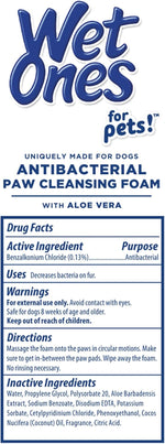for Pets Antibacterial Dog Paw Cleaner with Built-In Scrubber Brush, Tropical Splash Scent - Foaming Cleanser for Dog Paws - Paw Washer & Grooming Care, 5 Ounce