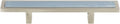 231-BLU-BRN Spa Blue, 3 Inch (76Mm) Pull, Brushed Nickel